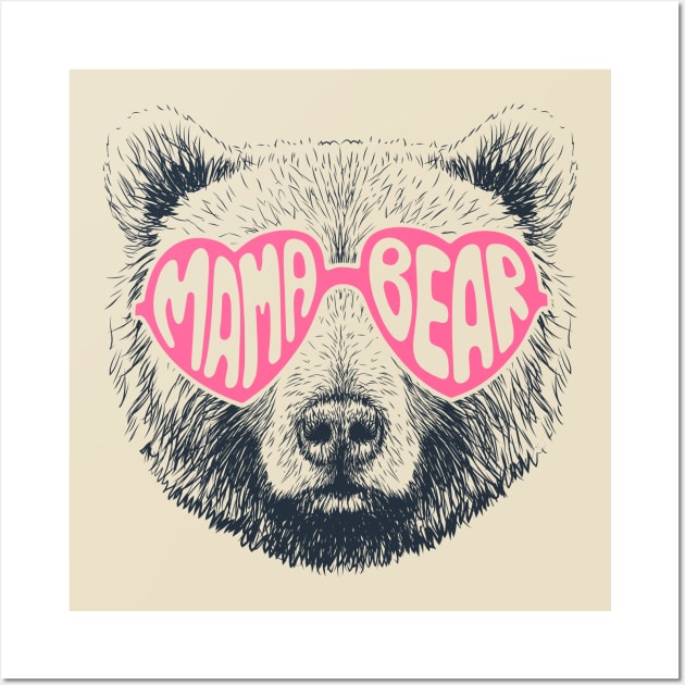 Mama bear Wall Art by My Happy-Design